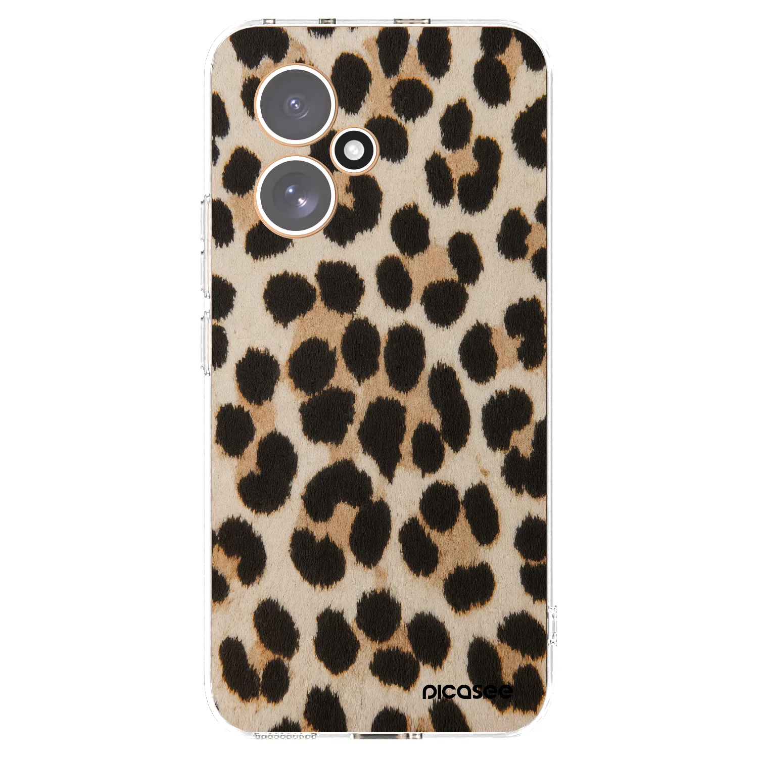 Picasee silikonowe przeźroczyste etui na Honor 400 5G - Brown Tiger