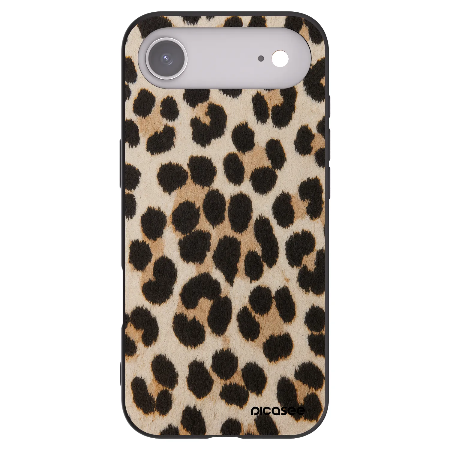 Picasee silikonowe czarne etui na Apple iPhone Air - Brown Tiger