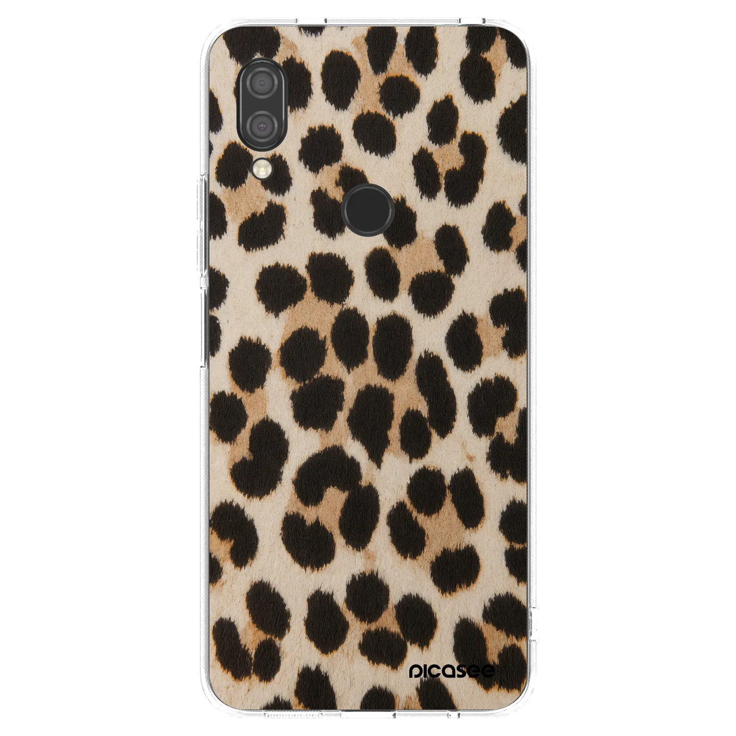 Picasee silikonowe przeźroczyste etui na Xiaomi Redmi 7 - Brown Tiger