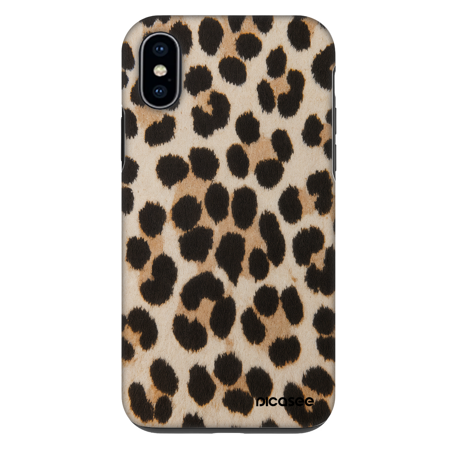 Picasee Fashion Case na Apple iPhone X/XS - Brown Tiger