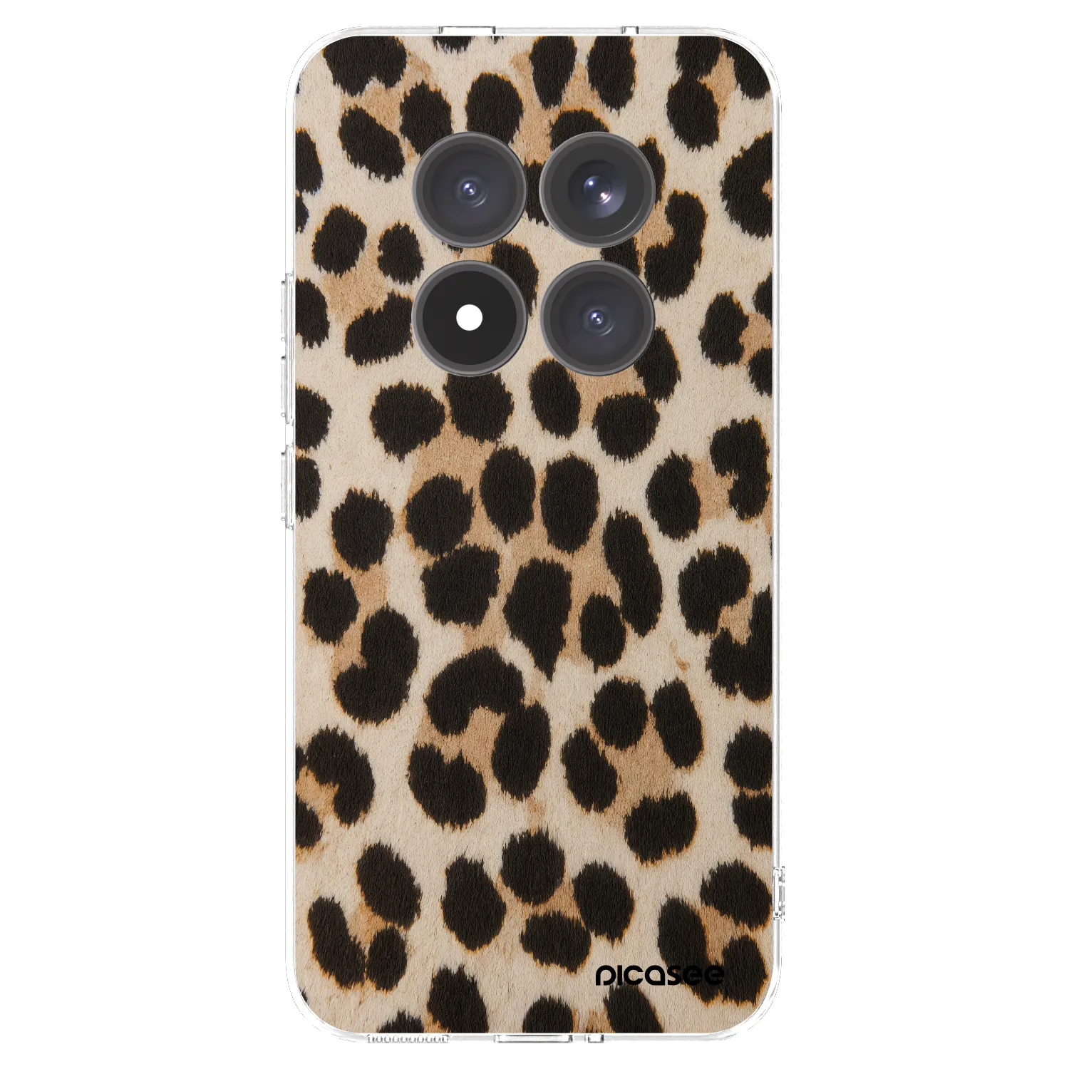 Picasee silikonowe przeźroczyste etui na Xiaomi Redmi Note 15 Pro+ - Brown Tiger
