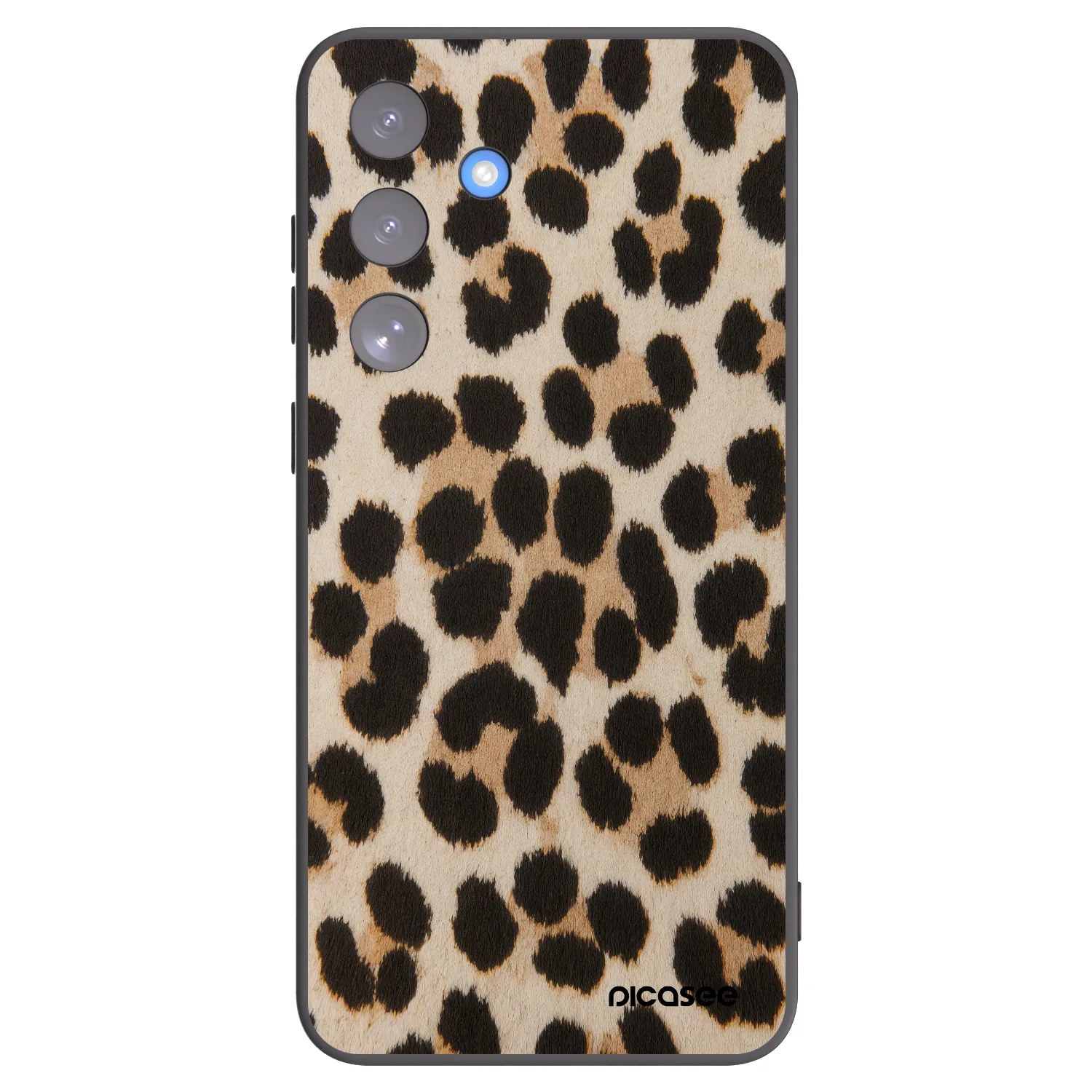 Picasee silikonowe czarne etui na Samsung Galaxy S25 FE 5G - Brown Tiger