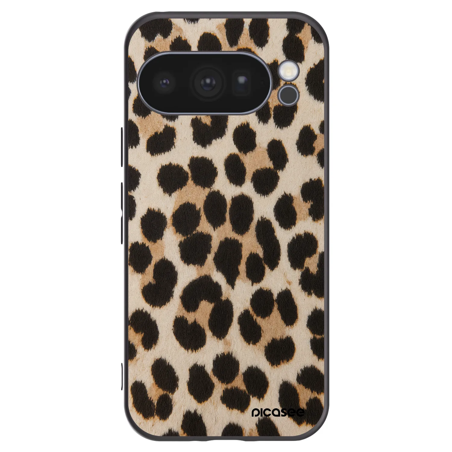 Picasee silikonowe czarne etui na Google Pixel 10 Pro - Brown Tiger
