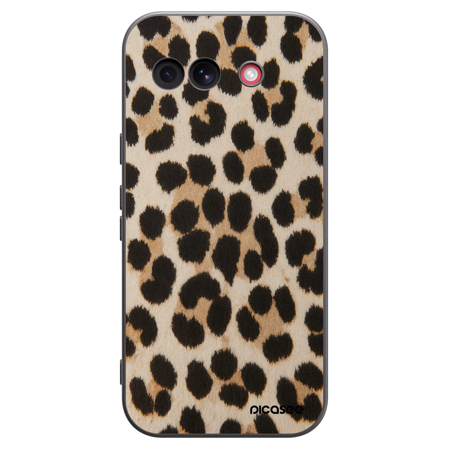 Picasee silikonowe czarne etui na Google Pixel 10a - Brown Tiger