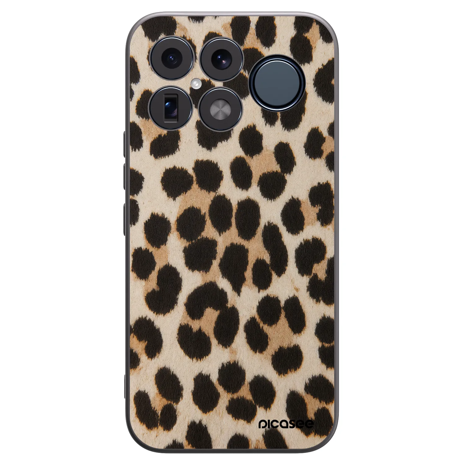 Picasee silikonowe czarne etui na Xiaomi Poco F8 Ultra - Brown Tiger