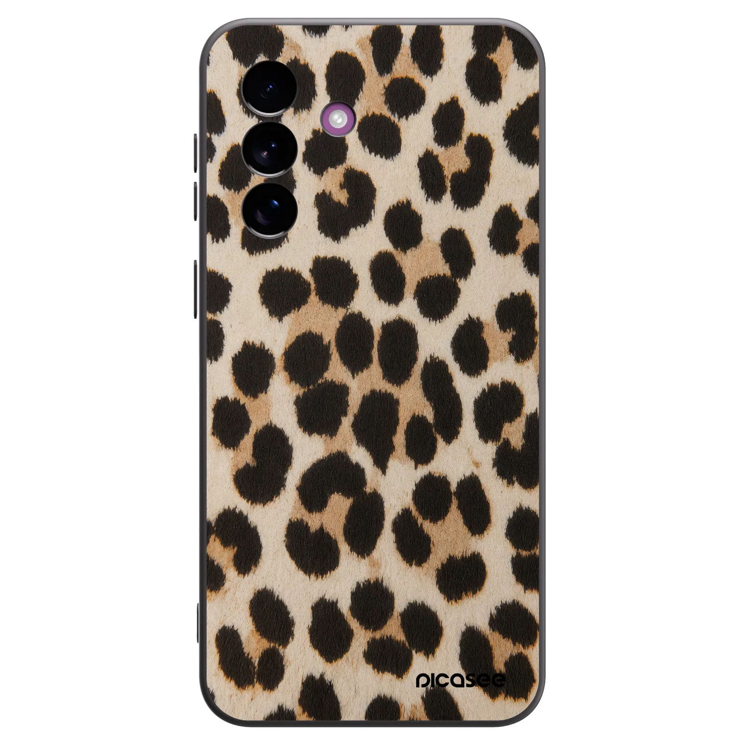 Picasee silikonowe czarne etui na Samsung Galaxy A37 - Brown Tiger