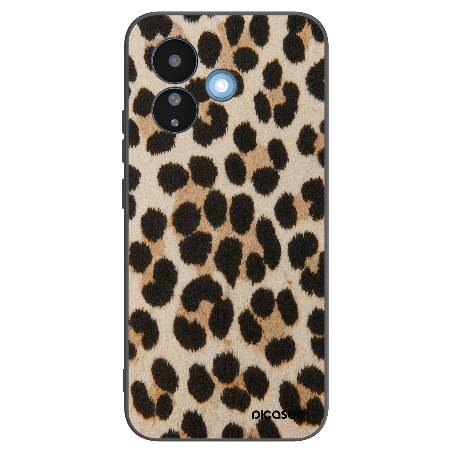 Picasee silikonowe czarne etui na Xiaomi Redmi Note 17 Pro 5G - Brown Tiger