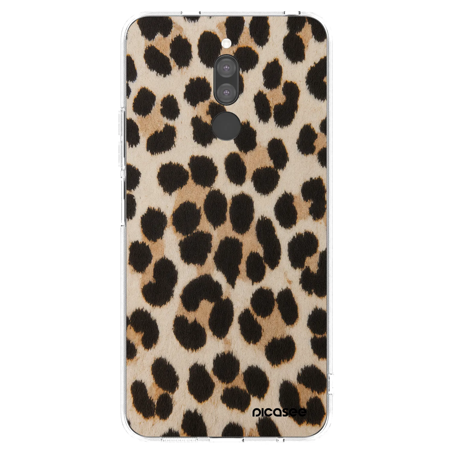 Picasee silikonowe przeźroczyste etui na Xiaomi Redmi 8 - Brown Tiger