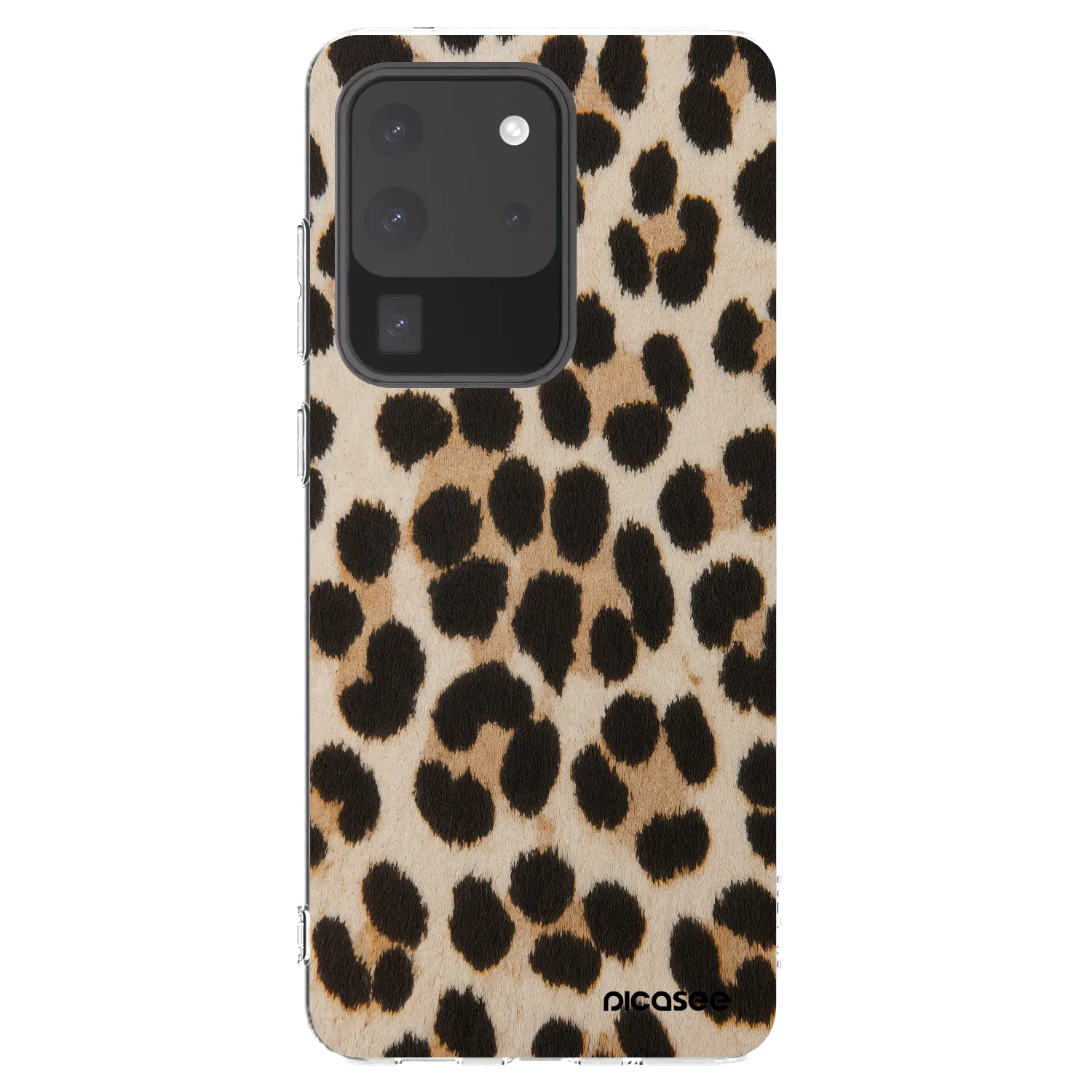 Picasee silikonowe przeźroczyste etui na Samsung Galaxy S20 Ultra 5G G988F - Brown Tiger
