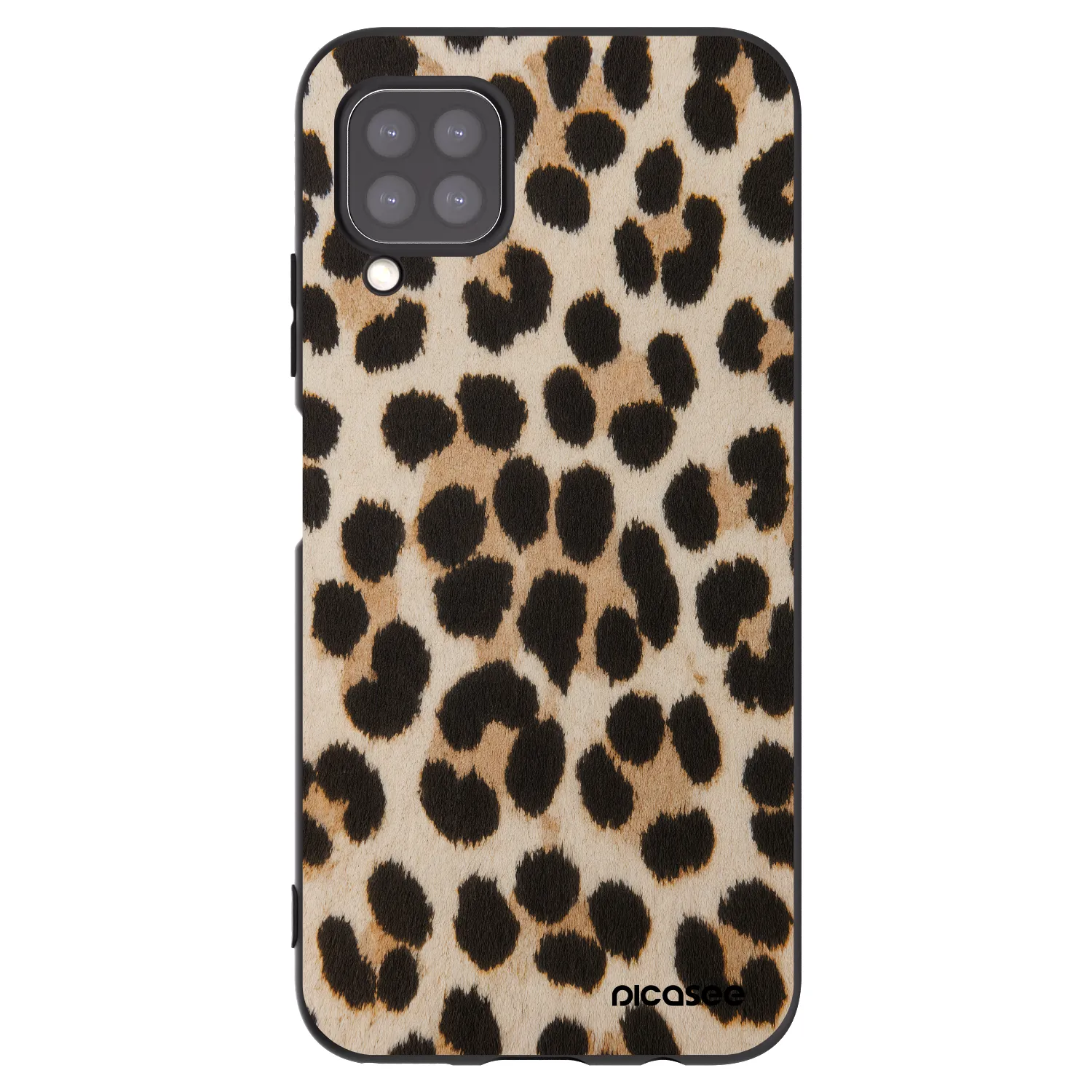 Picasee silikonowe czarne etui na Huawei P40 Lite - Brown Tiger
