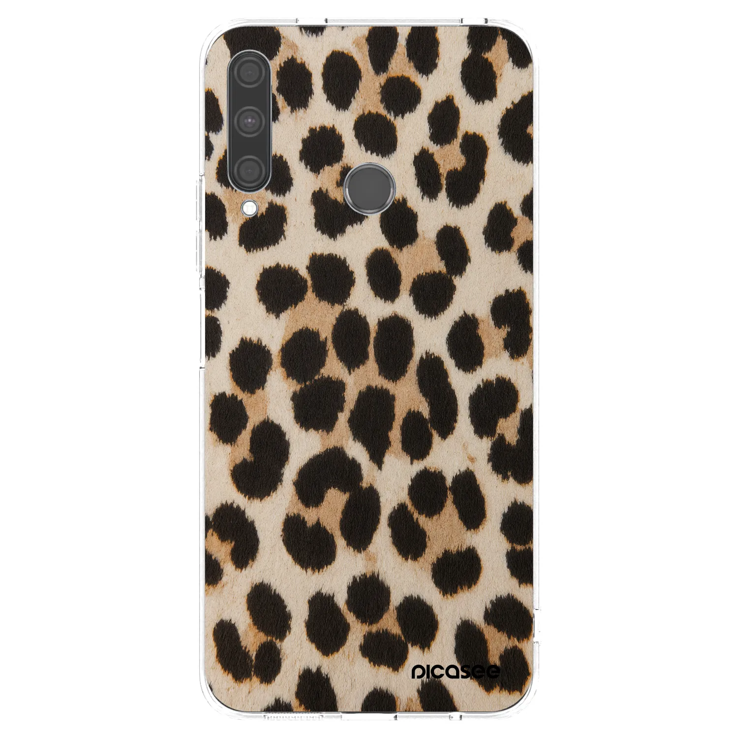 Picasee silikonowe przeźroczyste etui na Huawei P40 Lite E - Brown Tiger