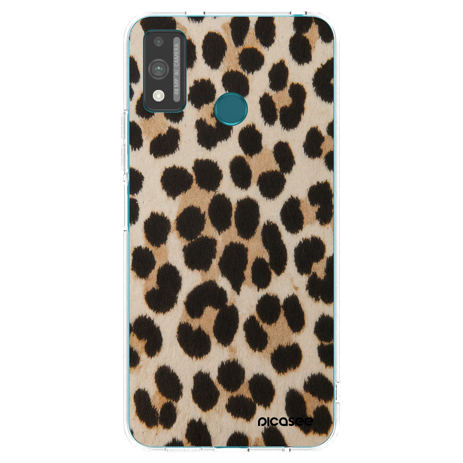 Picasee silikonowe przeźroczyste etui na Honor 9X Lite - Brown Tiger