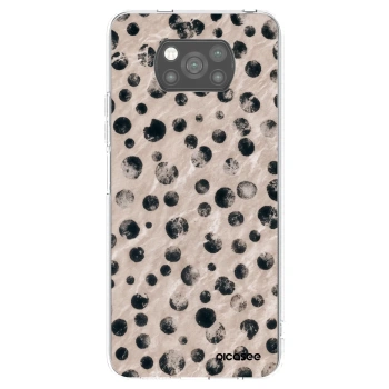 Picasee silikonowe czarne etui na Xiaomi Poco X3 - Inked