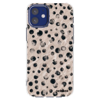 Picasee silikonowe przeźroczyste etui na Apple iPhone 12 mini - Inked