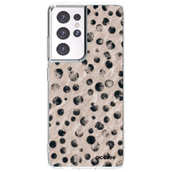 Picasee silikonowe przeźroczyste etui na Samsung Galaxy S21 Ultra 5G G998B - Inked