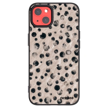 Picasee silikonowe czarne etui na Apple iPhone 13 - Inked