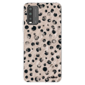 Picasee silikonowe czarne etui na Xiaomi Redmi 9T - Inked