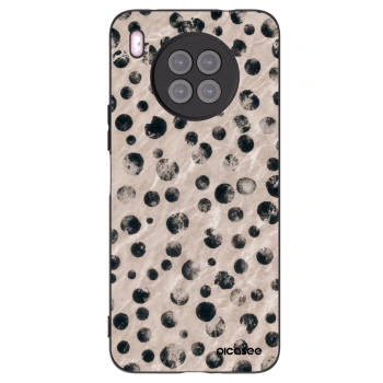 Picasee silikonowe czarne etui na Huawei Nova 8i - Inked