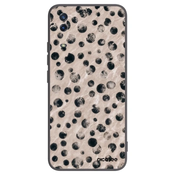 Picasee silikonowe czarne etui na Vivo Y11s - Inked