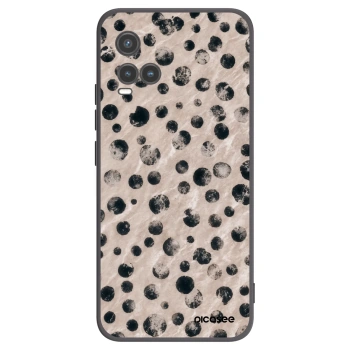 Picasee silikonowe czarne etui na Vivo Y33s - Inked