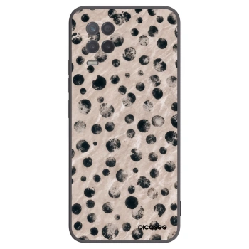 Picasee silikonowe czarne etui na Realme 8 5G - Inked