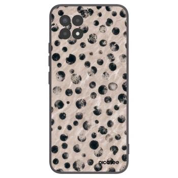 Picasee silikonowe czarne etui na Realme 8i - Inked