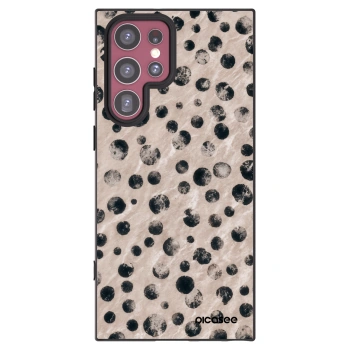 Picasee silikonowe czarne etui na Samsung Galaxy S22 Ultra 5G - Inked