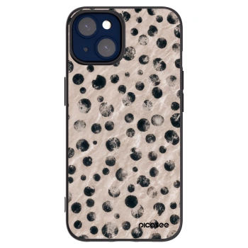 Picasee silikonowe czarne etui na Apple iPhone 14 - Inked