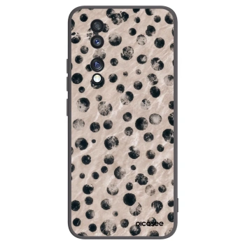 Picasee silikonowe czarne etui na Honor 70 - Inked