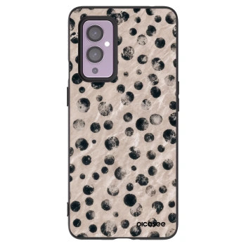 Picasee silikonowe czarne etui na OnePlus 9 - Inked
