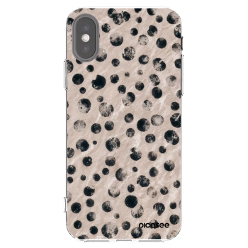 Picasee silikonowe przeźroczyste etui na Apple iPhone X/XS - Inked