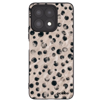 Picasee silikonowe czarne etui na Honor X8a - Inked