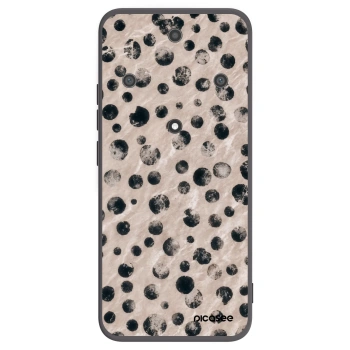 Picasee silikonowe czarne etui na Honor Magic5 Lite 5G - Inked