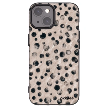 Picasee silikonowe czarne etui na Apple iPhone 15 - Inked