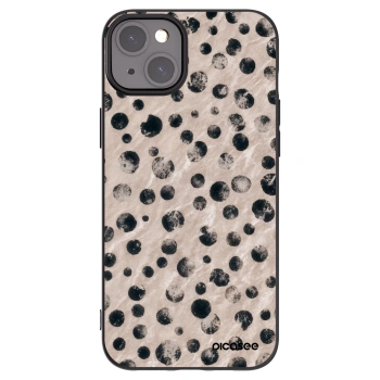 Picasee silikonowe czarne etui na Apple iPhone 15 Plus - Inked