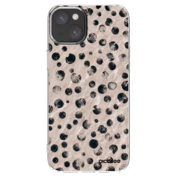 Picasee silikonowe przeźroczyste etui na Apple iPhone 15 Plus - Inked