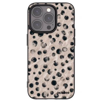 Picasee silikonowe czarne etui na Apple iPhone 15 Pro - Inked