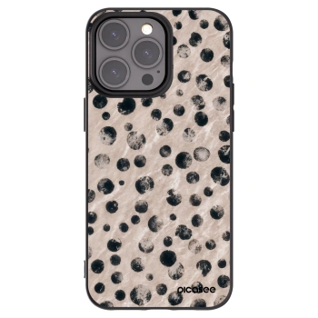 Picasee silikonowe czarne etui na Apple iPhone 15 Pro Max - Inked