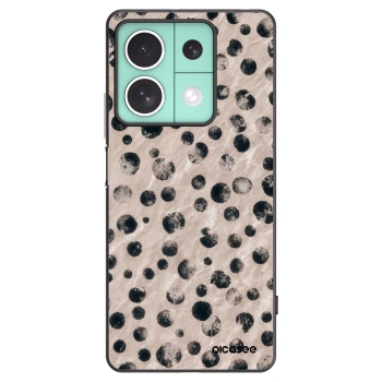 Picasee silikonowe czarne etui na Xiaomi Redmi Note 13 5G - Inked