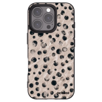 Picasee silikonowe czarne etui na Apple iPhone 16 Pro - Inked