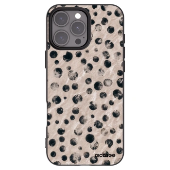 Picasee silikonowe czarne etui na Apple iPhone 16 Pro Max - Inked