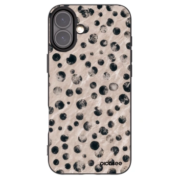 Picasee silikonowe czarne etui na Apple iPhone 16 Plus - Inked