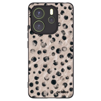 Picasee silikonowe czarne etui na Xiaomi Redmi Note 14 4G - Inked