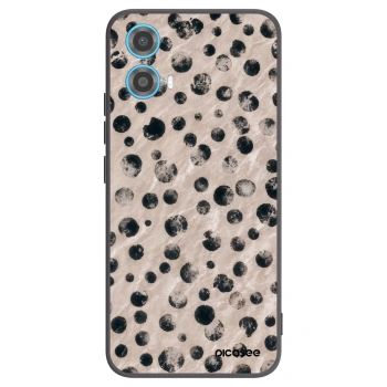 Picasee silikonowe czarne etui na Motorola Moto G34 5G - Inked