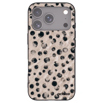 Picasee silikonowe czarne etui na Apple iPhone 17 Pro - Inked