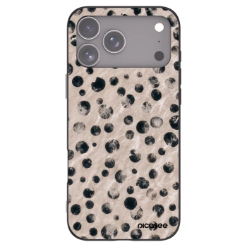 Picasee silikonowe czarne etui na Apple iPhone 17 Pro Max - Inked