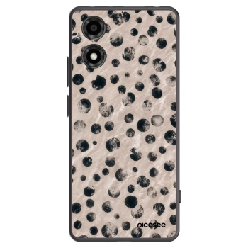Picasee silikonowe czarne etui na Motorola Moto E14 - Inked
