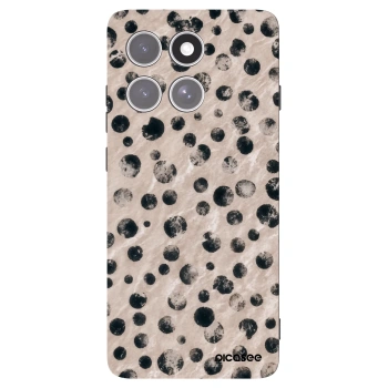 Picasee silikonowe czarne etui na Motorola Edge 60 Pro - Inked