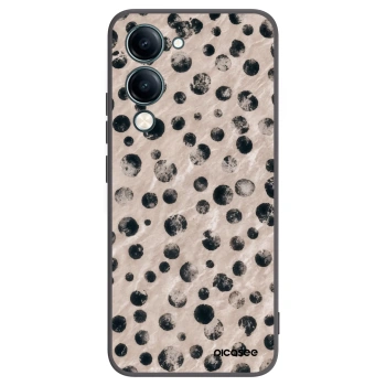 Picasee silikonowe czarne etui na Vivo Y29s 5G - Inked