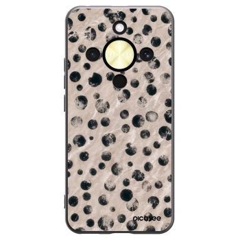 Picasee silikonowe czarne etui na Honor Magic8 Lite 5G - Inked